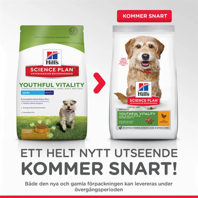 Hill's Science Plan Mature 11+ Small & Mini Kylling - Tørfoder til Hund