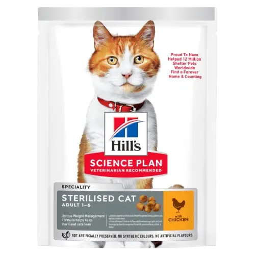 Adult Sterilised Chicken - Dry Cat Food 1,5 kg