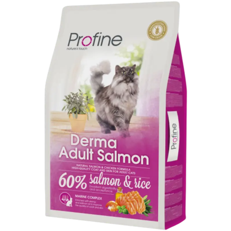 Cat Dry Food Derma Adult Salmon & Chicken