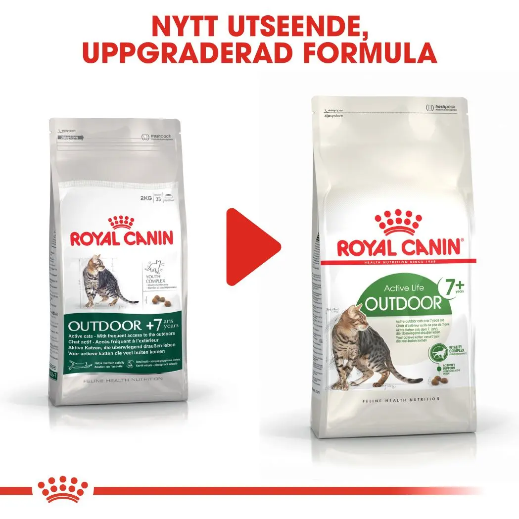 Outdoor 7+ Ageing Torrfoder för katt