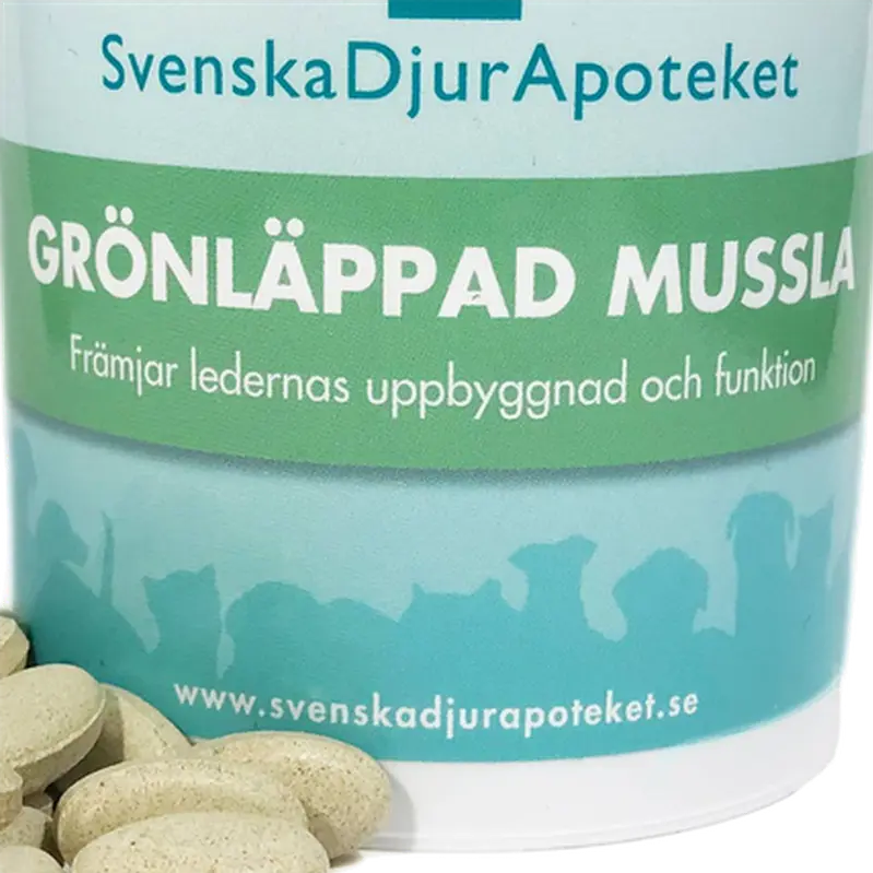 Svenska DjurApoteket Grønlæbet Musling – ledtilskud til hunde