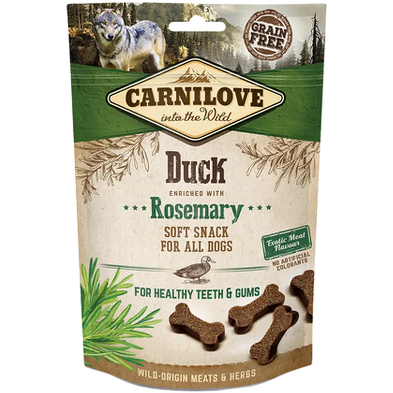 Dog Semi Moist Snack Duck & Rosemary