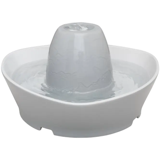 Drinkwell Streamside keramisk fontene for kjæledyr, hvit 1,8 L