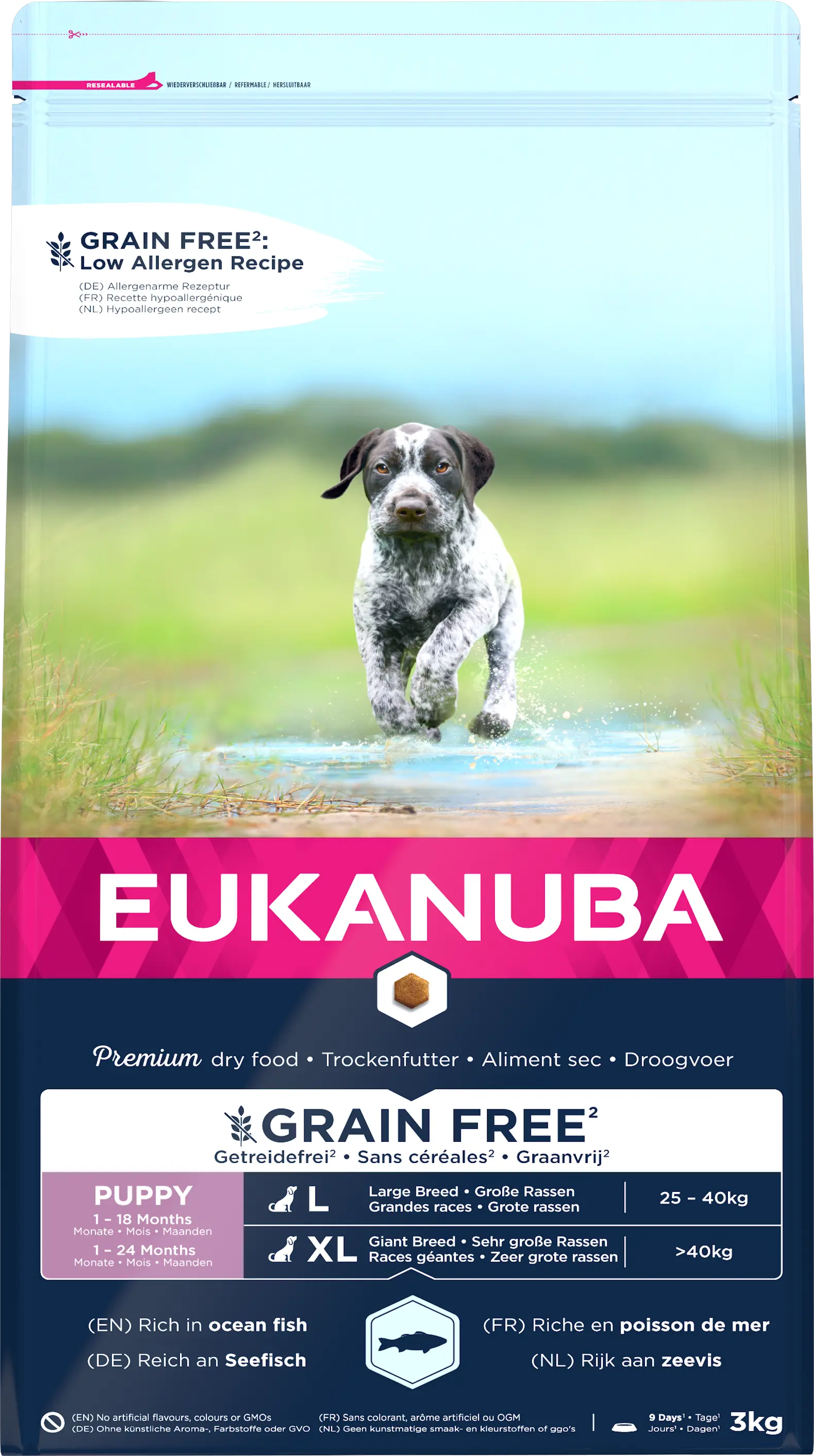 Dog Grain Free Puppy & Junior Large Ocean Fish