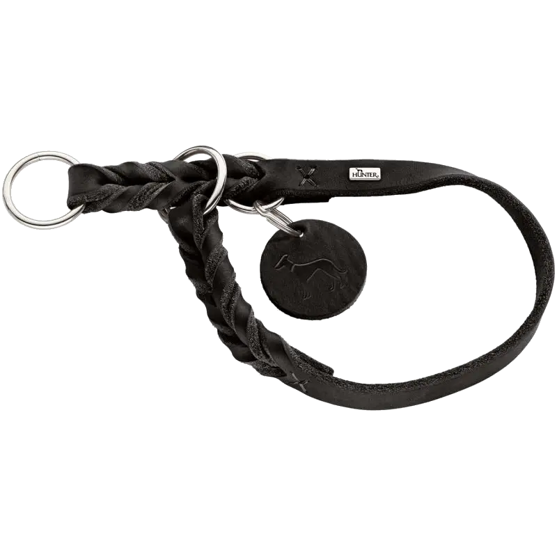 Hundhalsband Ställbart Solid Education Svart S-M - Halsmått 35-40cm