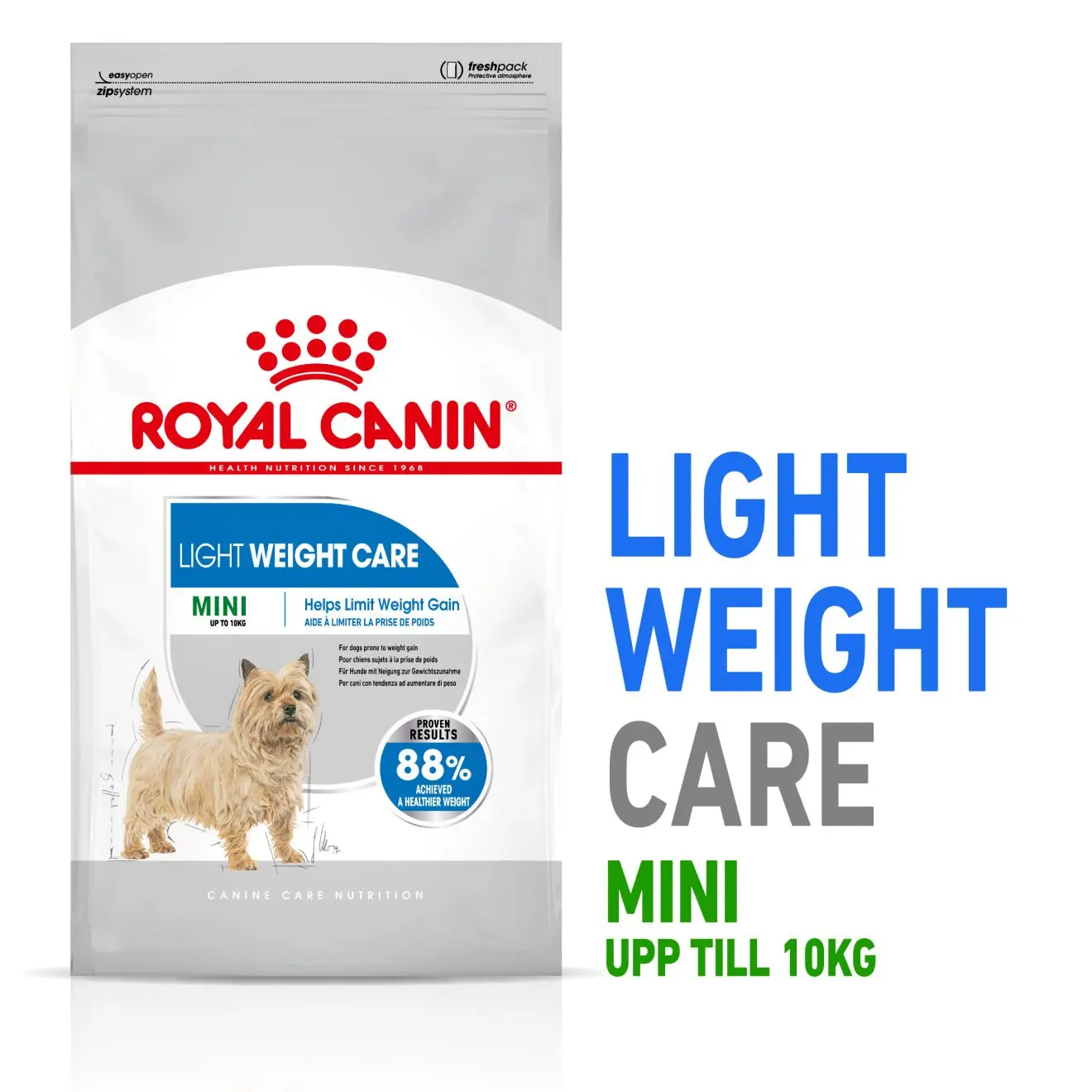 Light weight Care Adult Mini kuivaruoka koirille 8 kg
