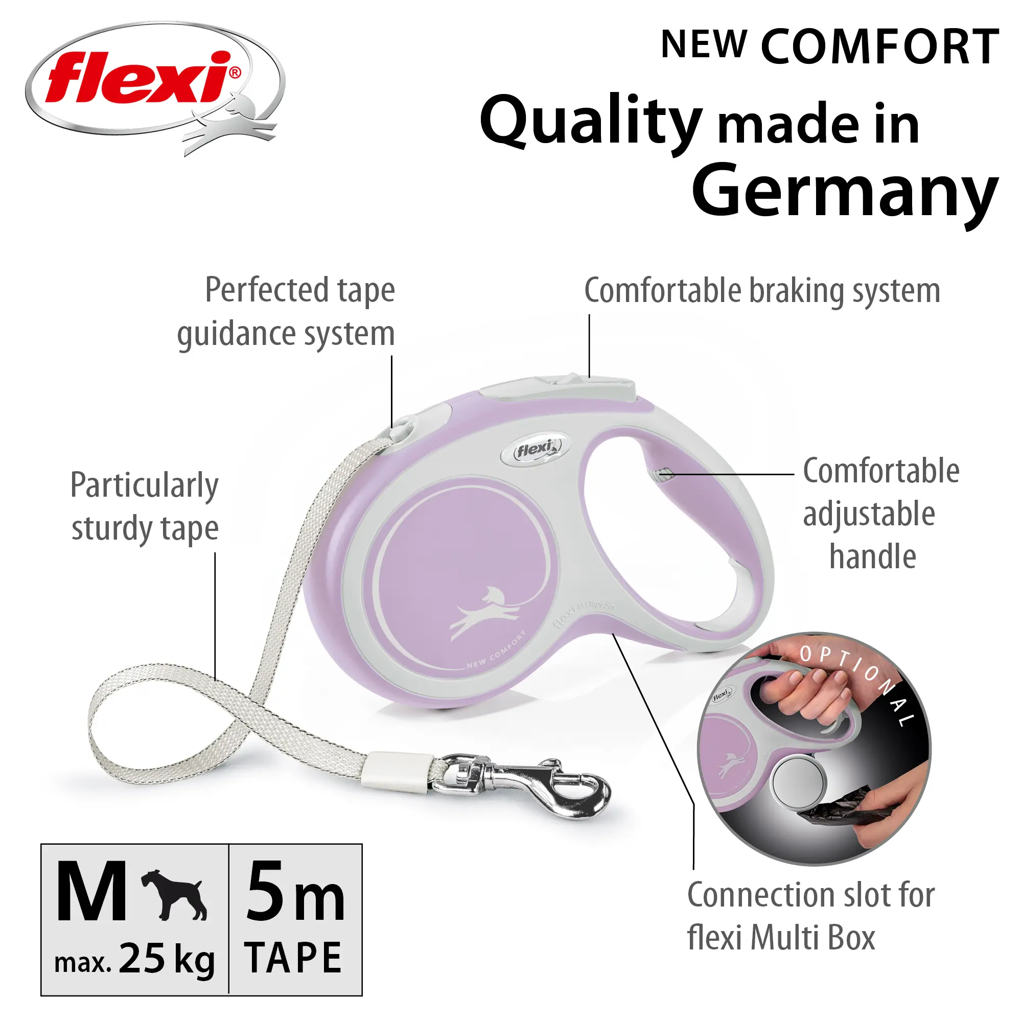 Rullkoppel New Comfort Tape Lila