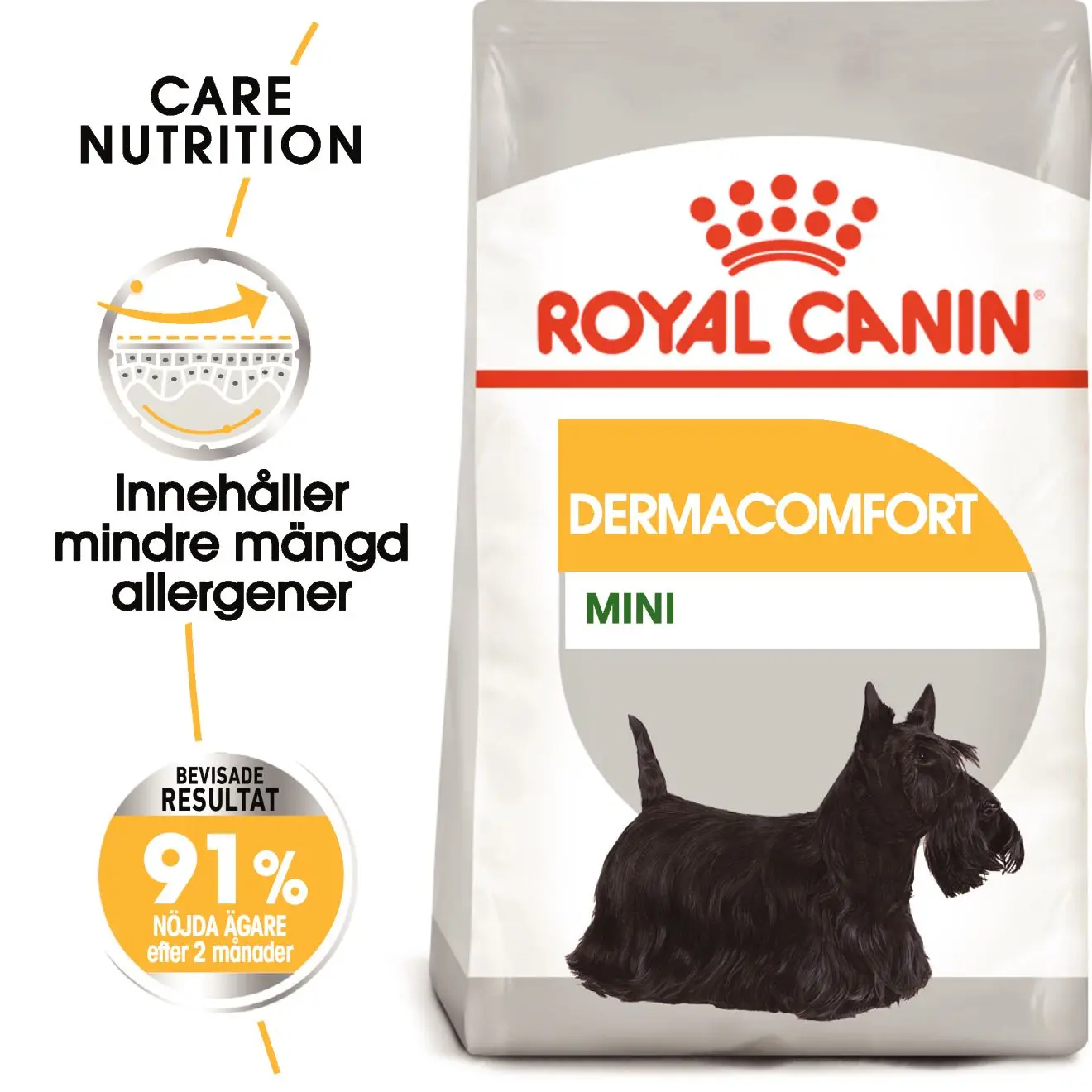 Dermacomfort Mini kuivaruoka koirille 8 kg