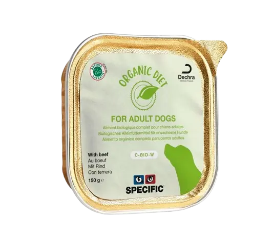 C-Bio-W Organic Diet With Beef 5 x 150 g