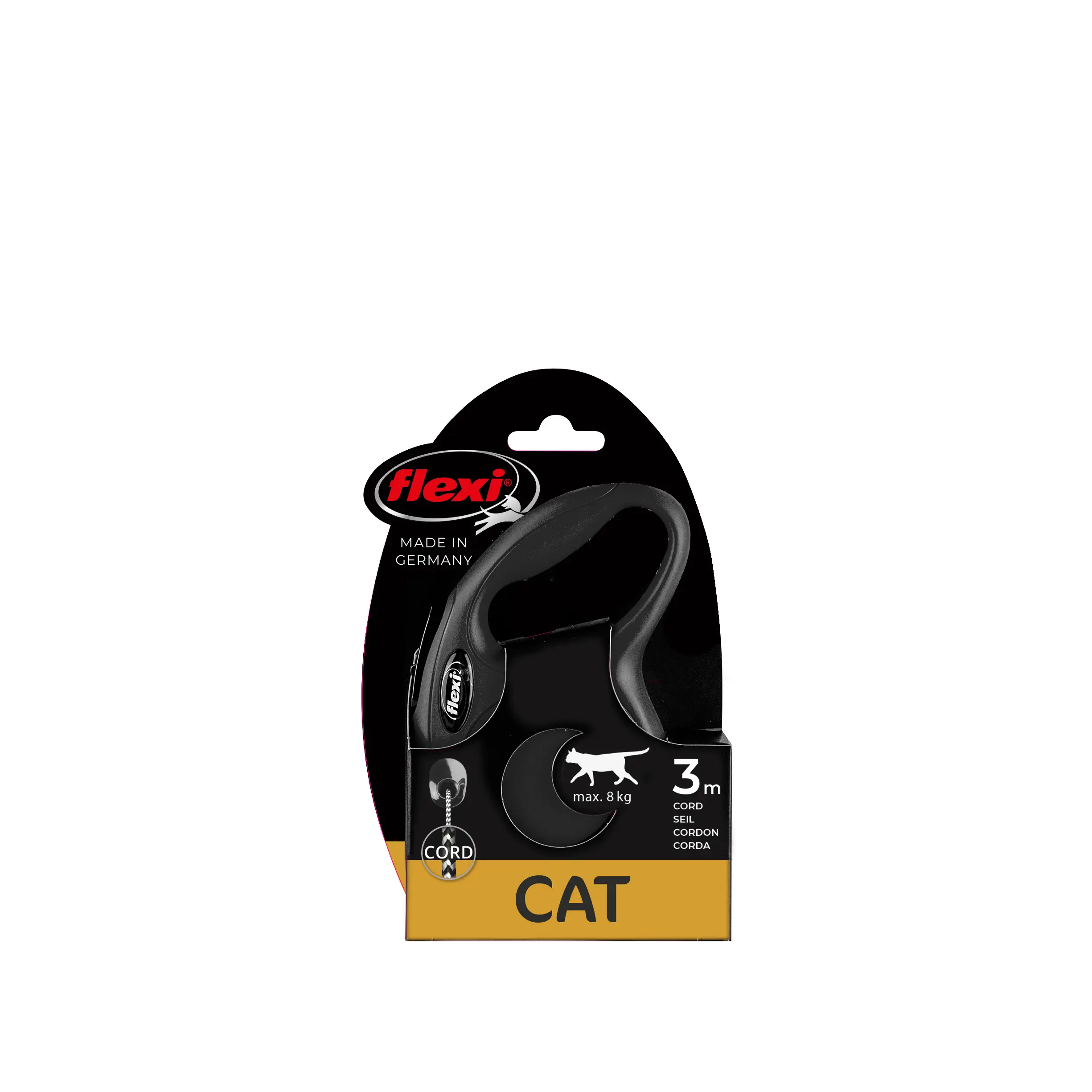 Rullebånd New Classic Cat Cord Svart
