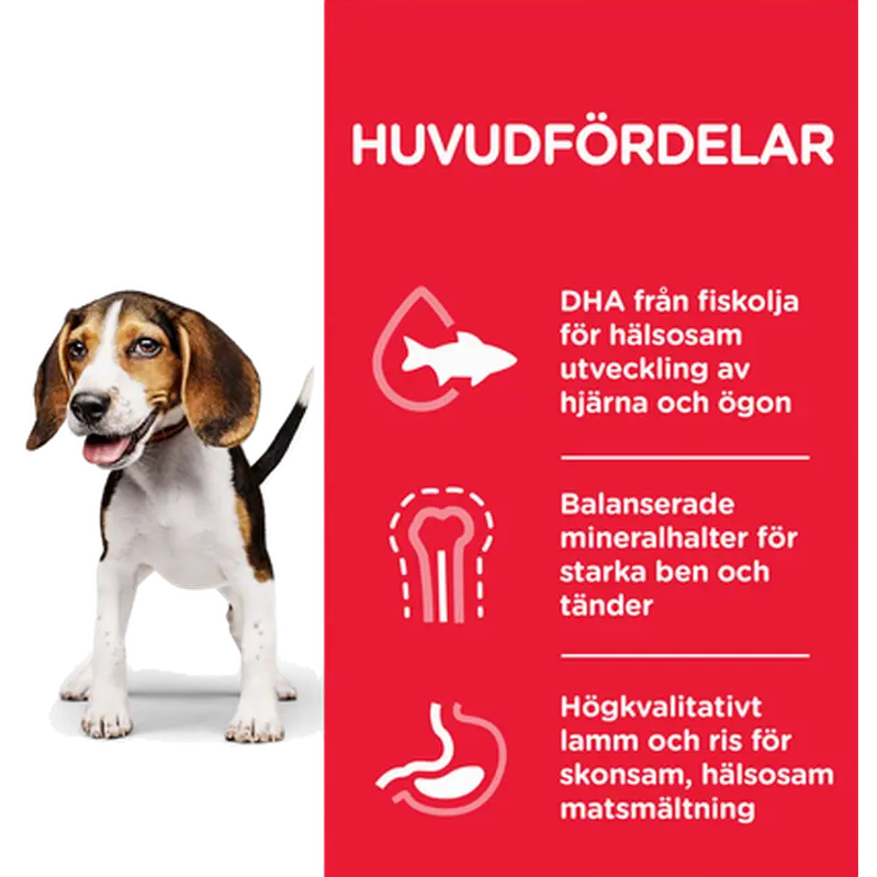 Puppy Healthy Development Medium Lamb & Rice - Dry Dog Food