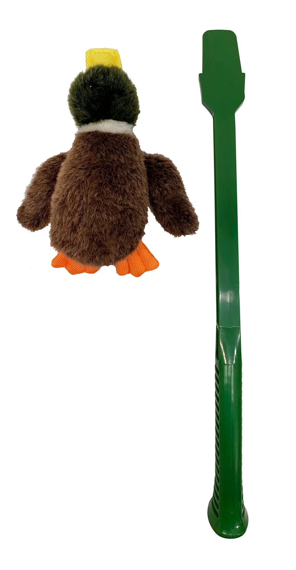 Hundeleketøy Flingerz Furry Duck med avskyter