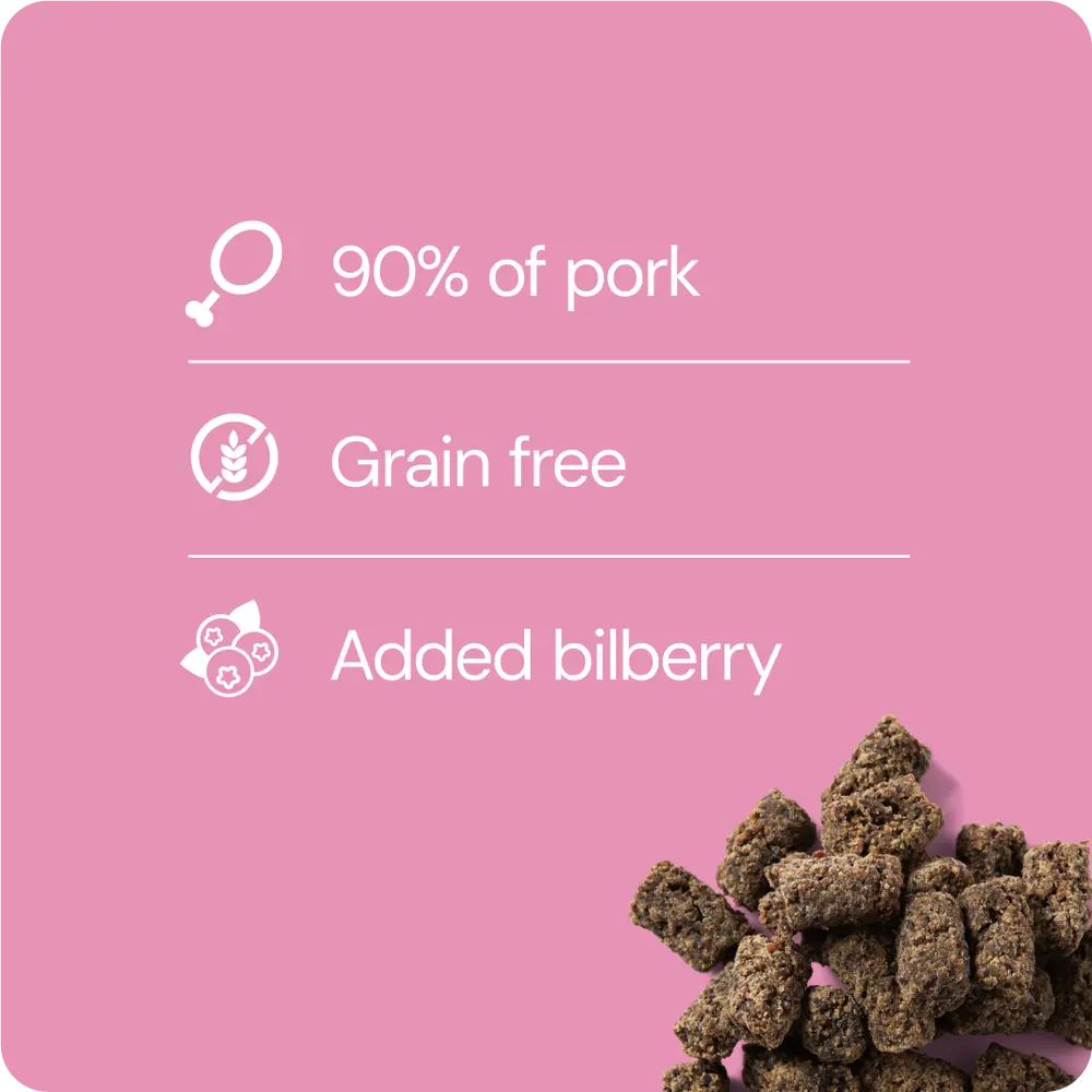 Pork-Bilberry Treat