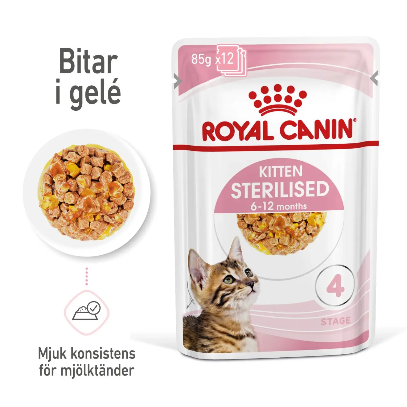 Kitten Sterilised Hyytelö Märkäruoka Kissanpennulle