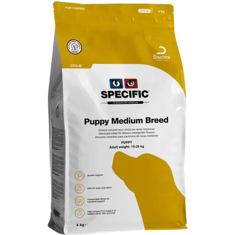 Hunder CPD-M Valp Medium rase 12 kg
