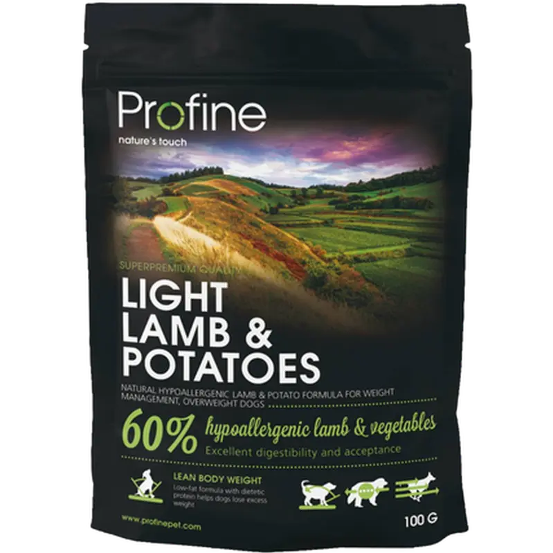 Koiran kuivaruoka Light Lamb & Potatoes 15 kg