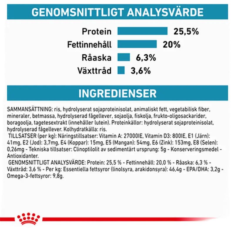 Derma Hypoallergenic kissan kuivaruoka