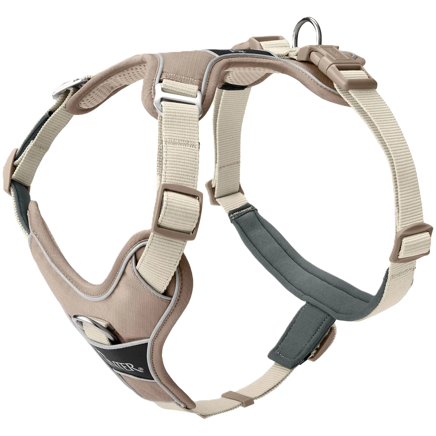 Harness Divo Up 34-47/XS Polyester taupe