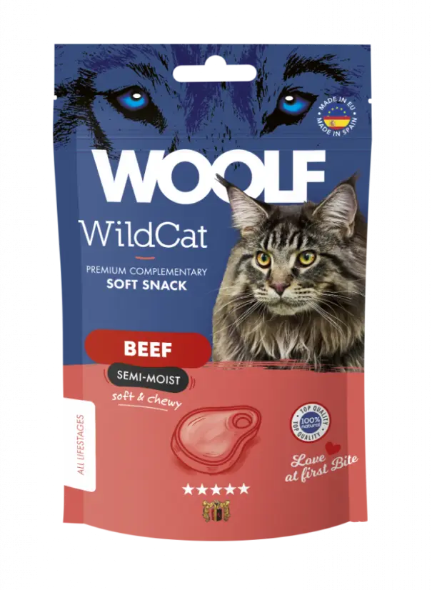 Wildcat Snacks - Beef 50g
