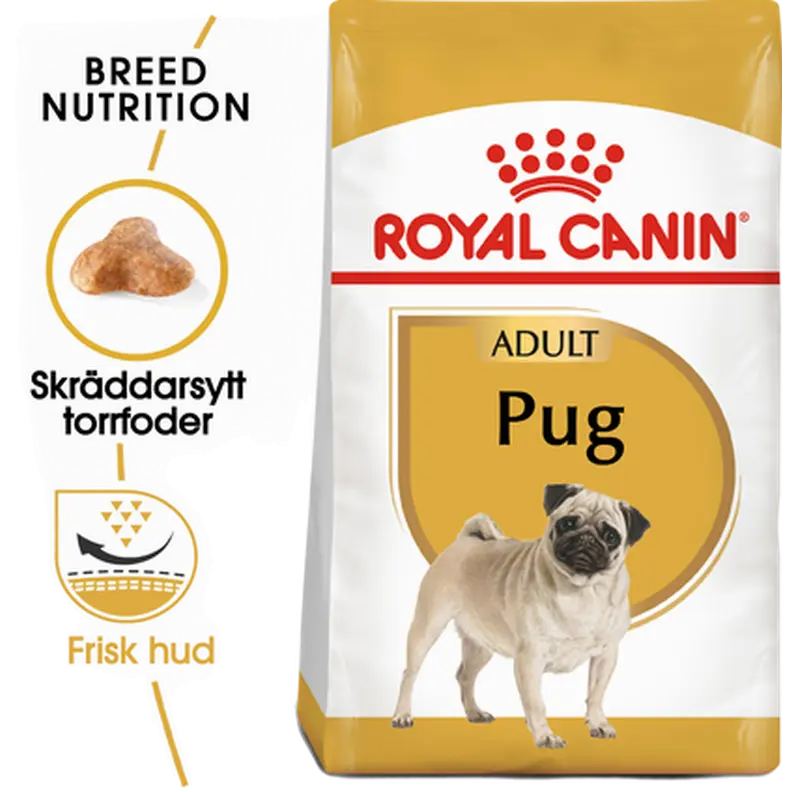 Pug Adult Torrfoder för hund
