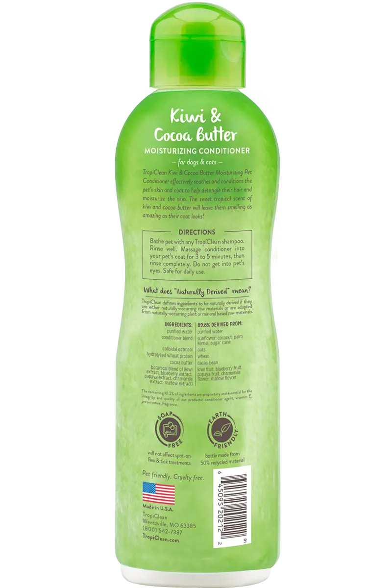 Fuktighetsgivende balsam for kjæledyr med kiwi og kakaosmør