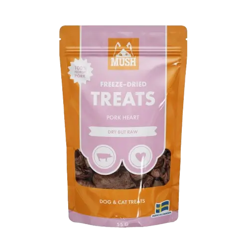 Treats Frysetørket Grisehjerte 50 g