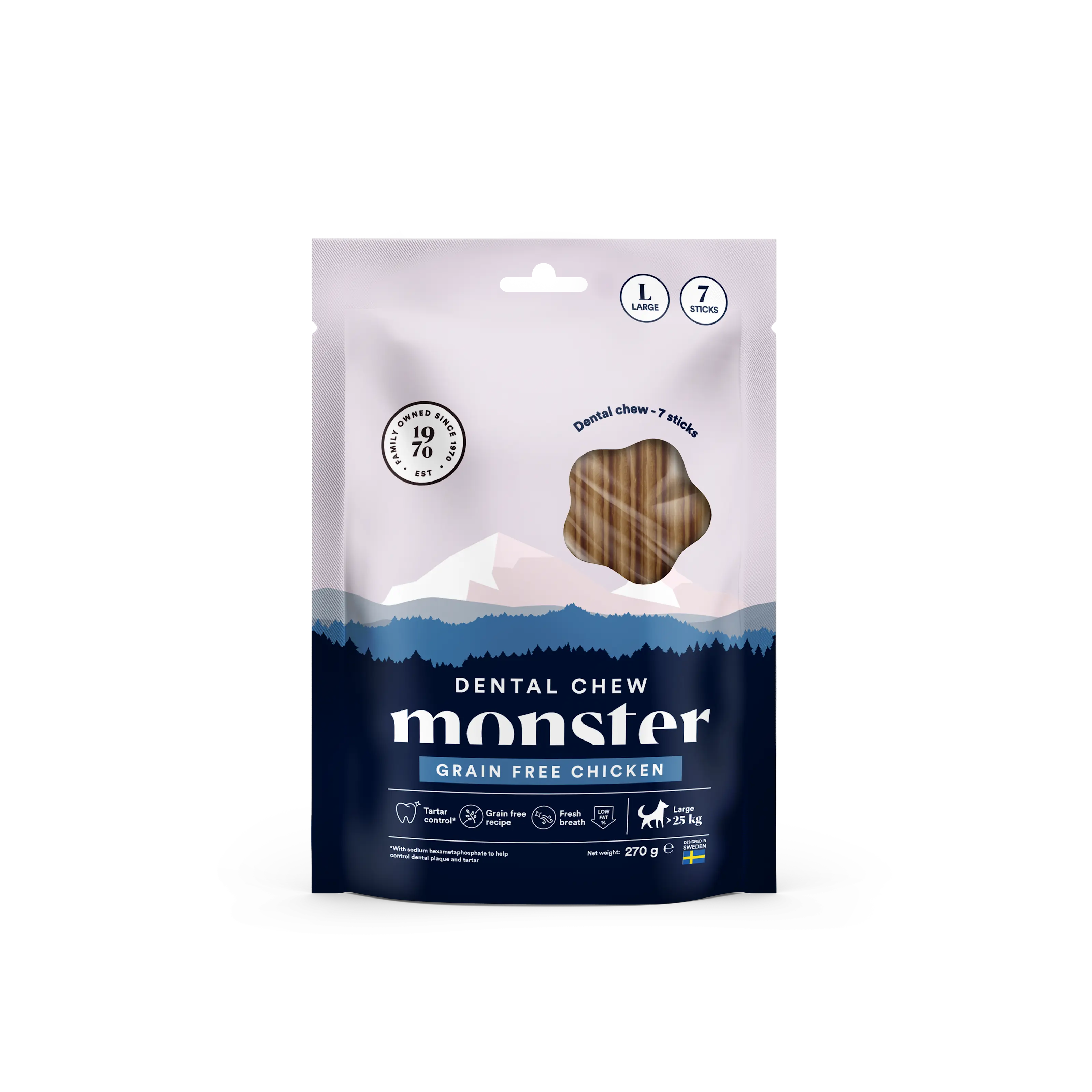Dog Dental Chew Grain Free Chicken Week