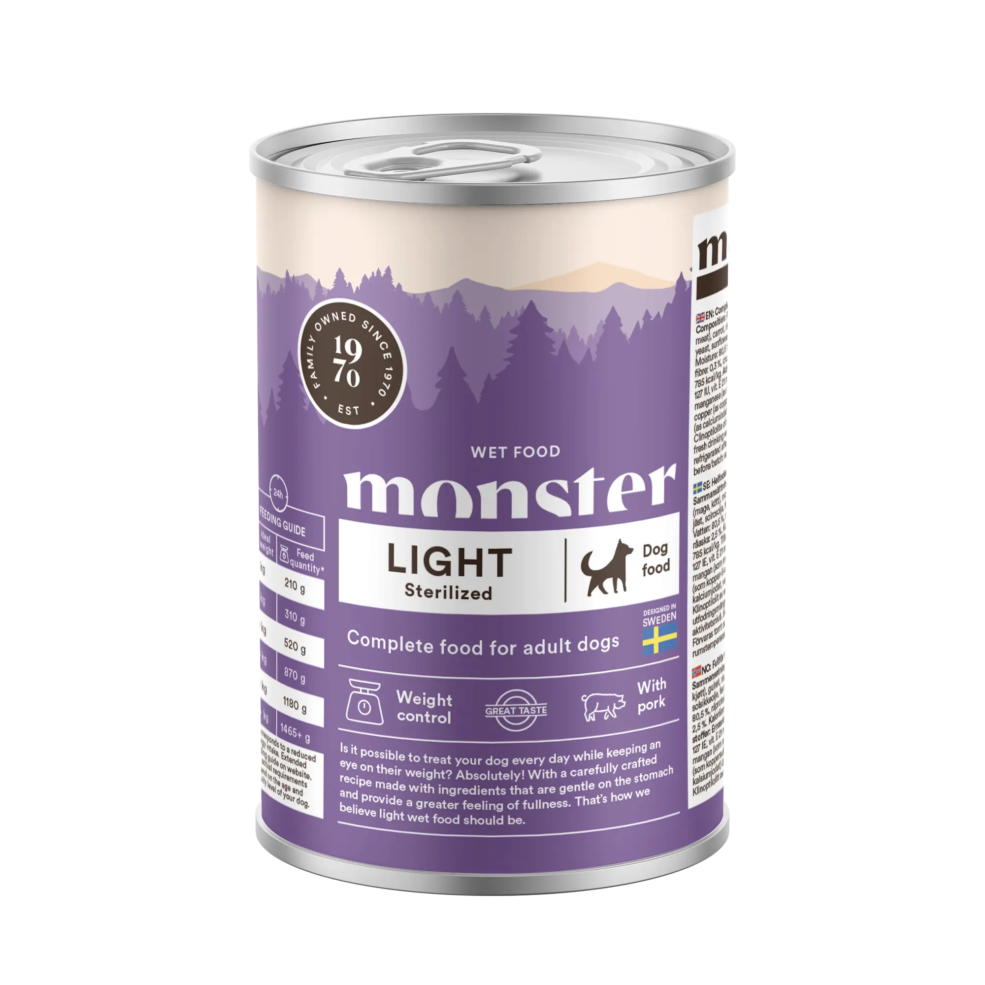 Hund Adult Light / Sterilisert boks 400 g