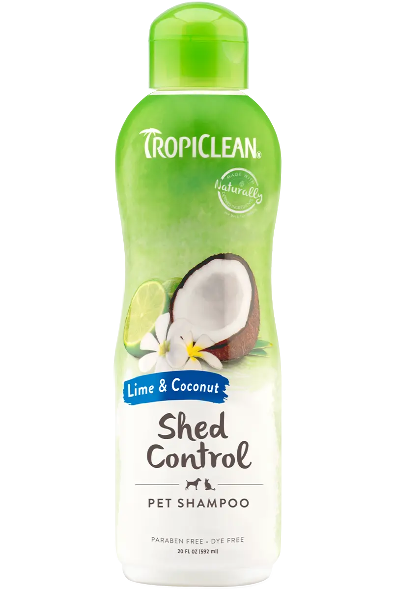 Lime & Coconut Shed Control Shampoo lemmikkieläimille 355ml