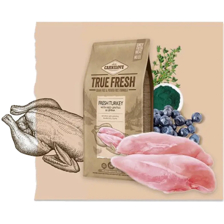 Dog Adult True Fresh Kalkun