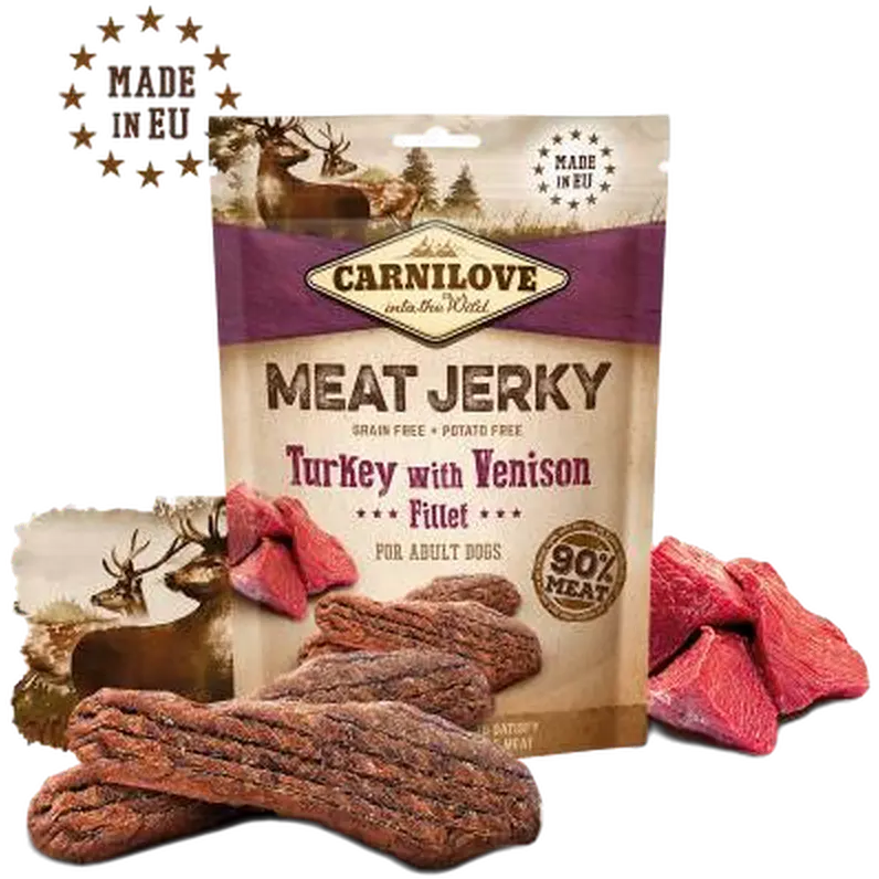 Jerky Kalkun med viltfilet