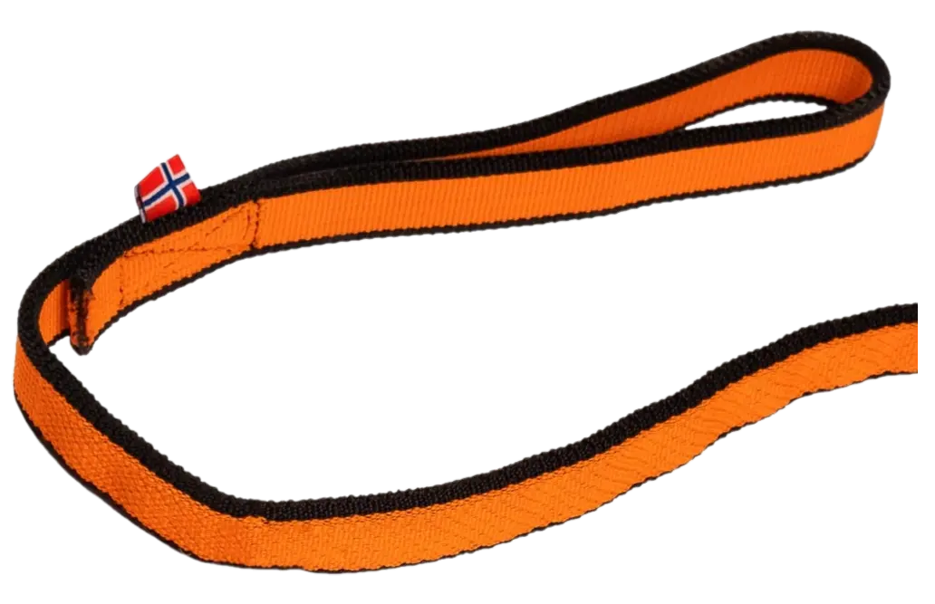 Bungee hihna musta/oranssi 2.0m/23mm