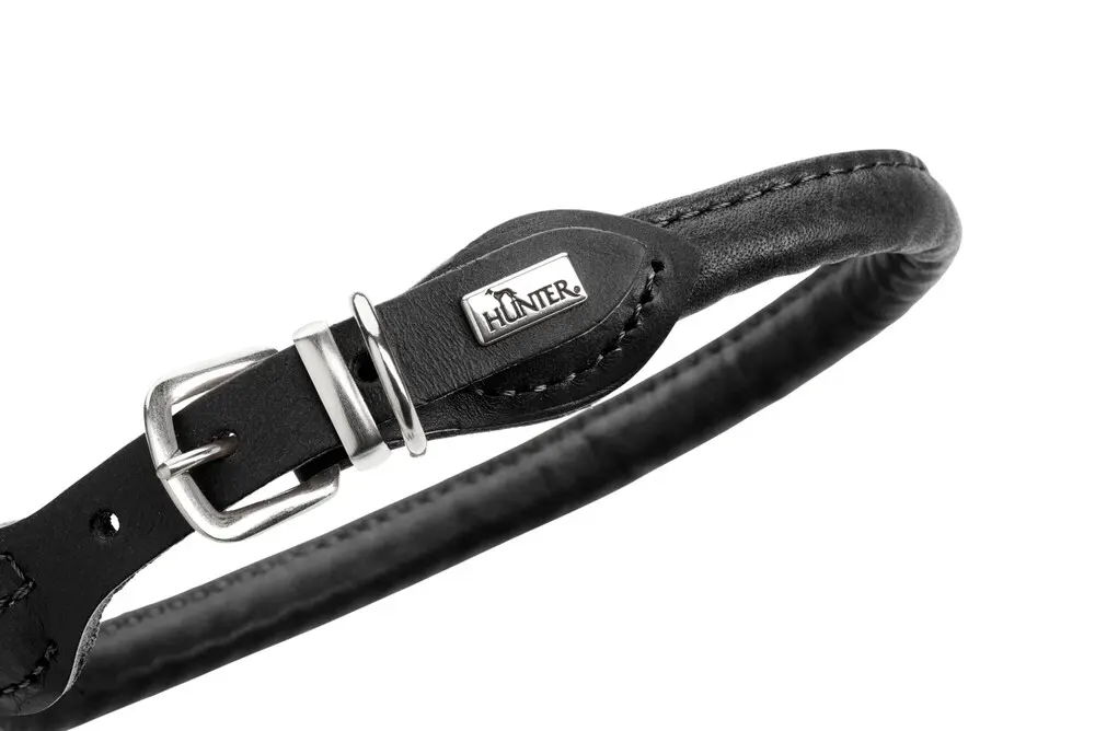 Halsbånd R&S Canadian UP Cowleather Svart