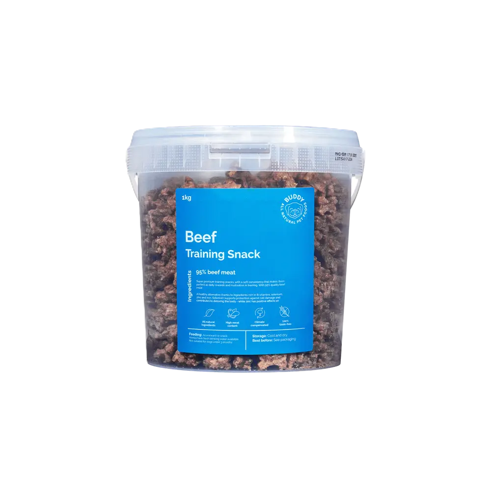 Buddy Pet Foods Beef Training Snack 1 kg