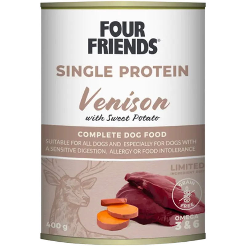 Dog Single Protein Venison & Sweet Potato 400 g
