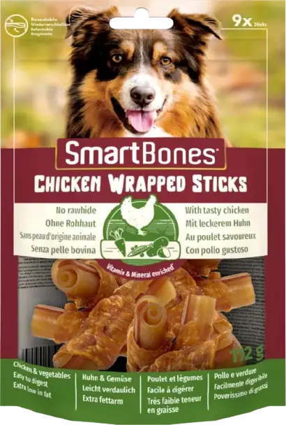 Chicken Wrapped Mini Sticks 9-Pakkaus