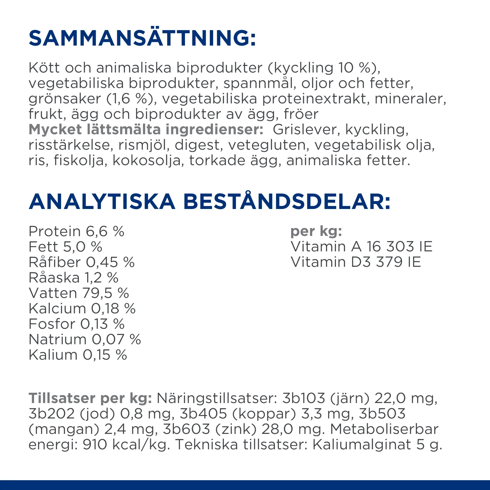 PD Canine ON-Care Kylling & Grønnsaksstuing