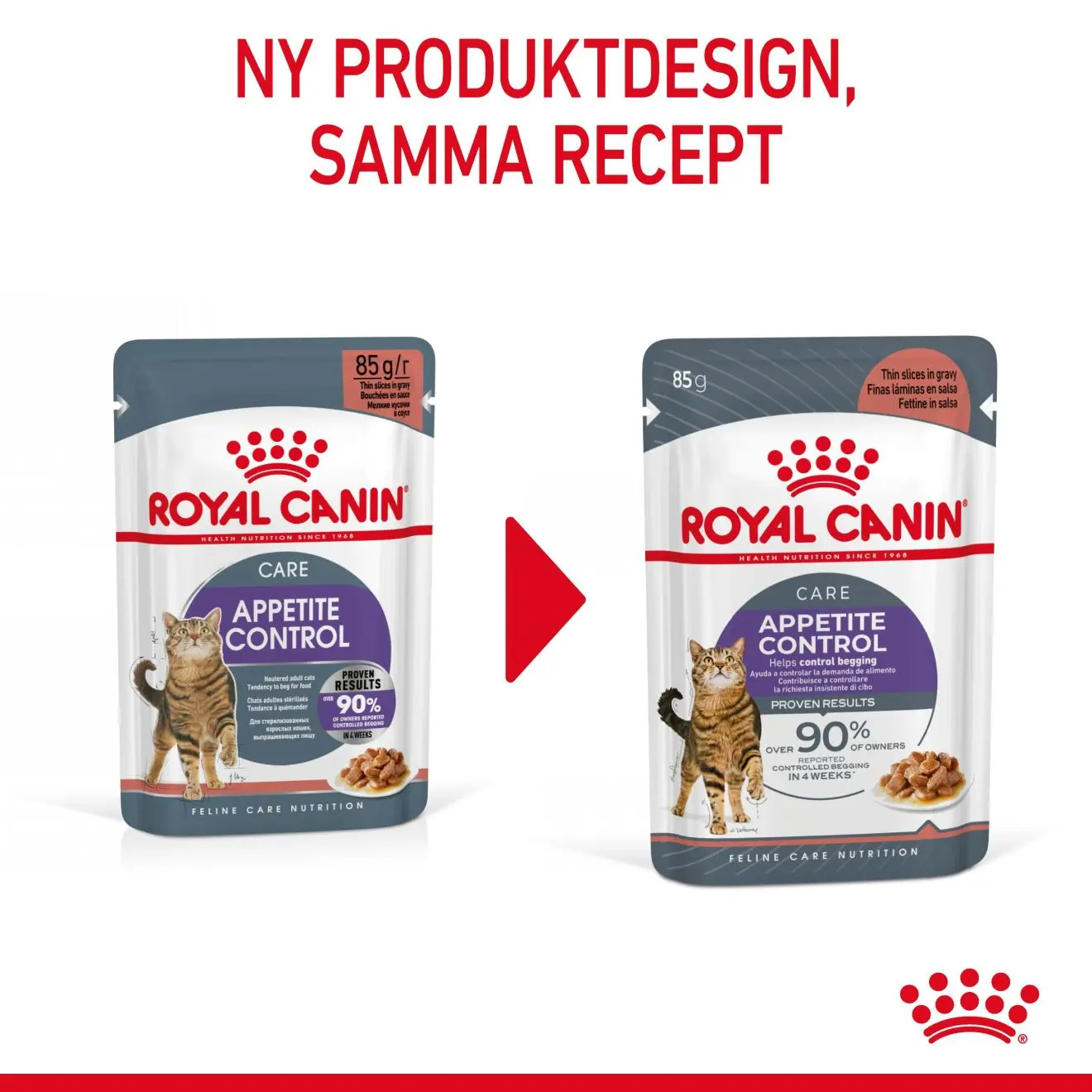 Feline Care Nutrition Appetite Control Care kissan märkäruoka kastikkeessa