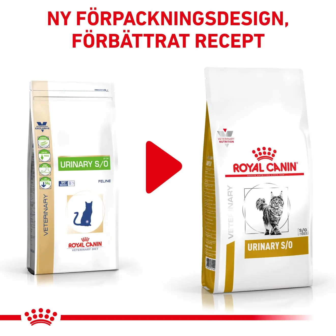 Urinary S/O Torrfoder för katt