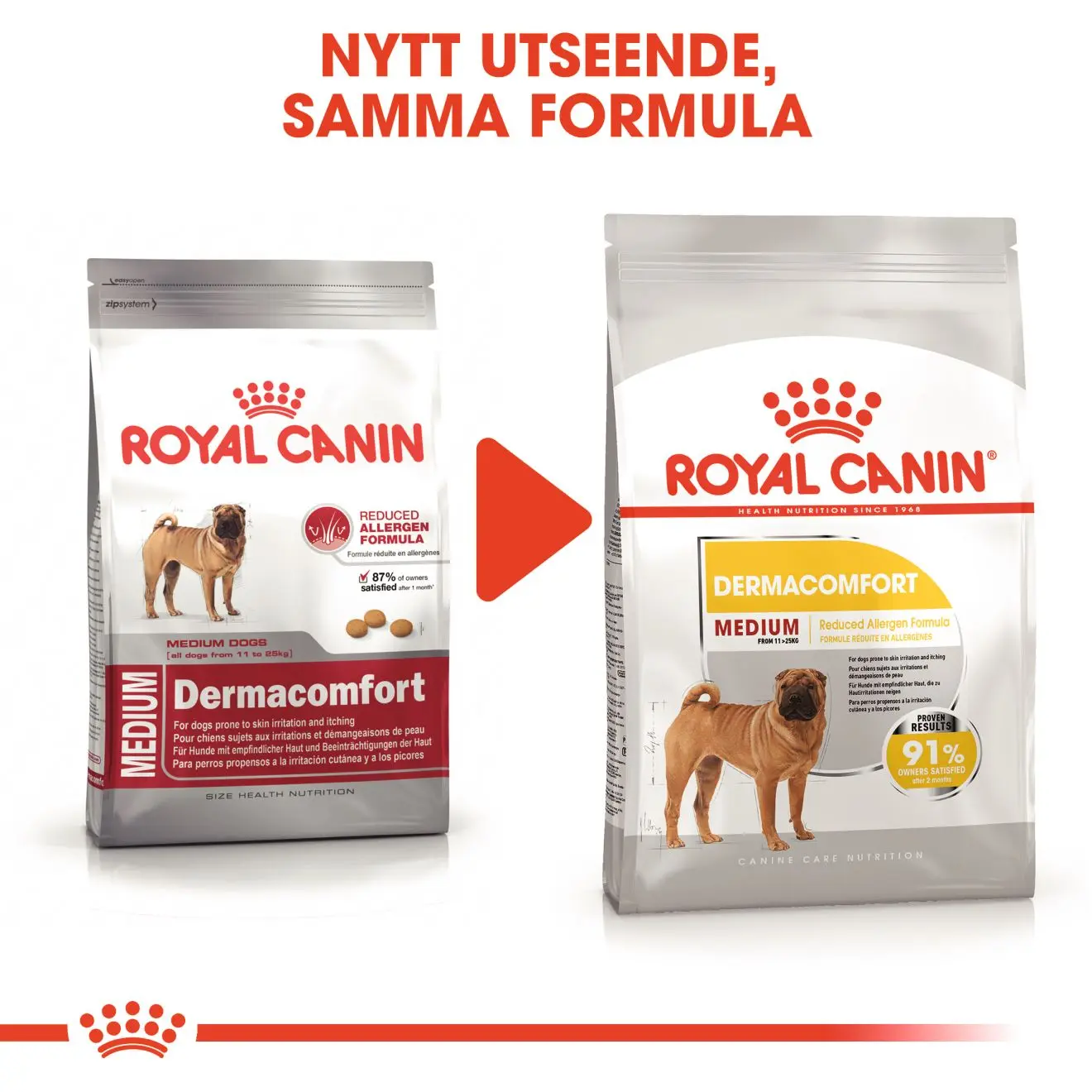 Dermacomfort Adult Medium kuivaruoka koirille