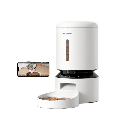 Granary Feeder med kamera, hvit