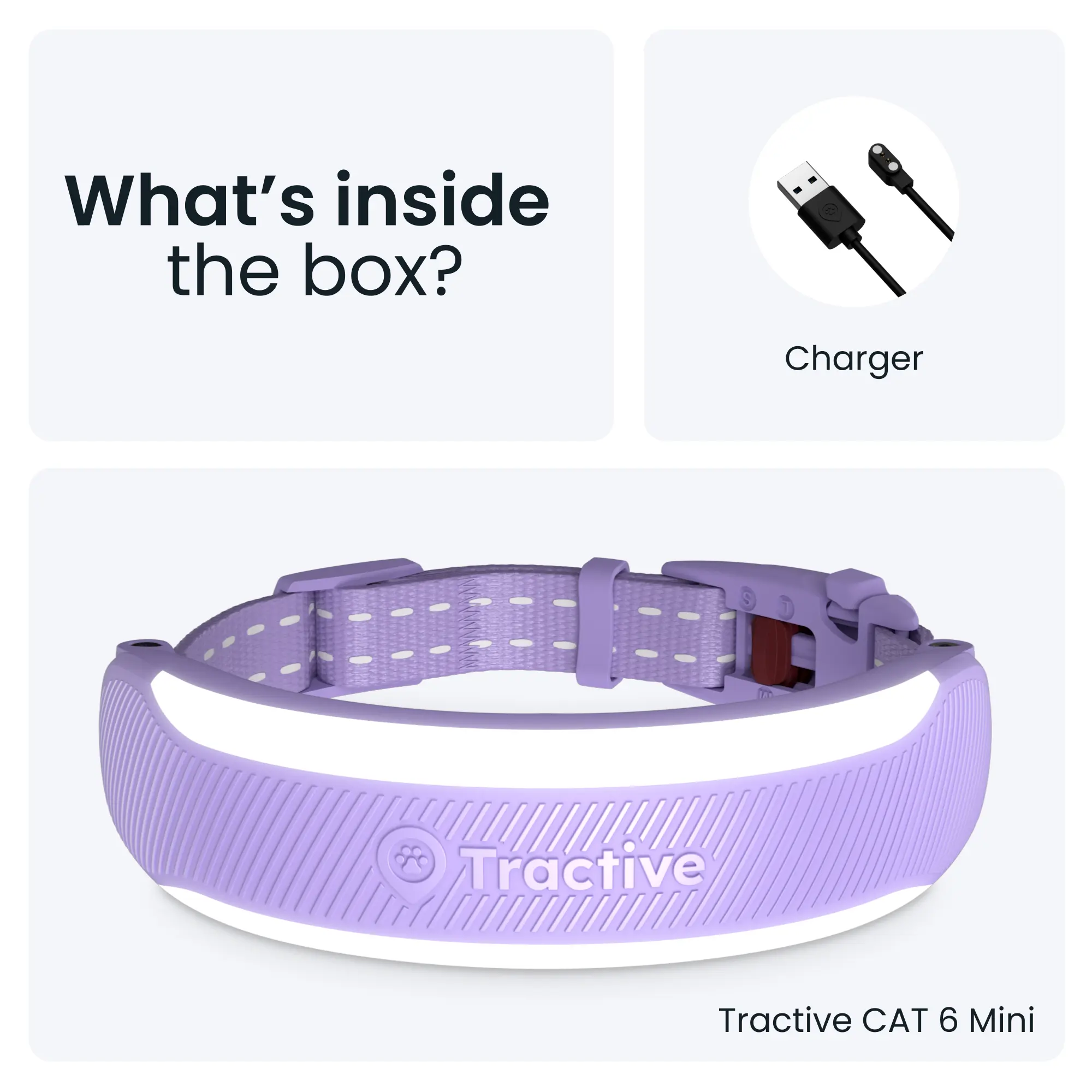 CAT 6 Mini GPS Lavendel