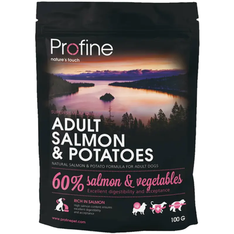 Koiran kuivaruoka Adult Lohi & Perunat 3 kg