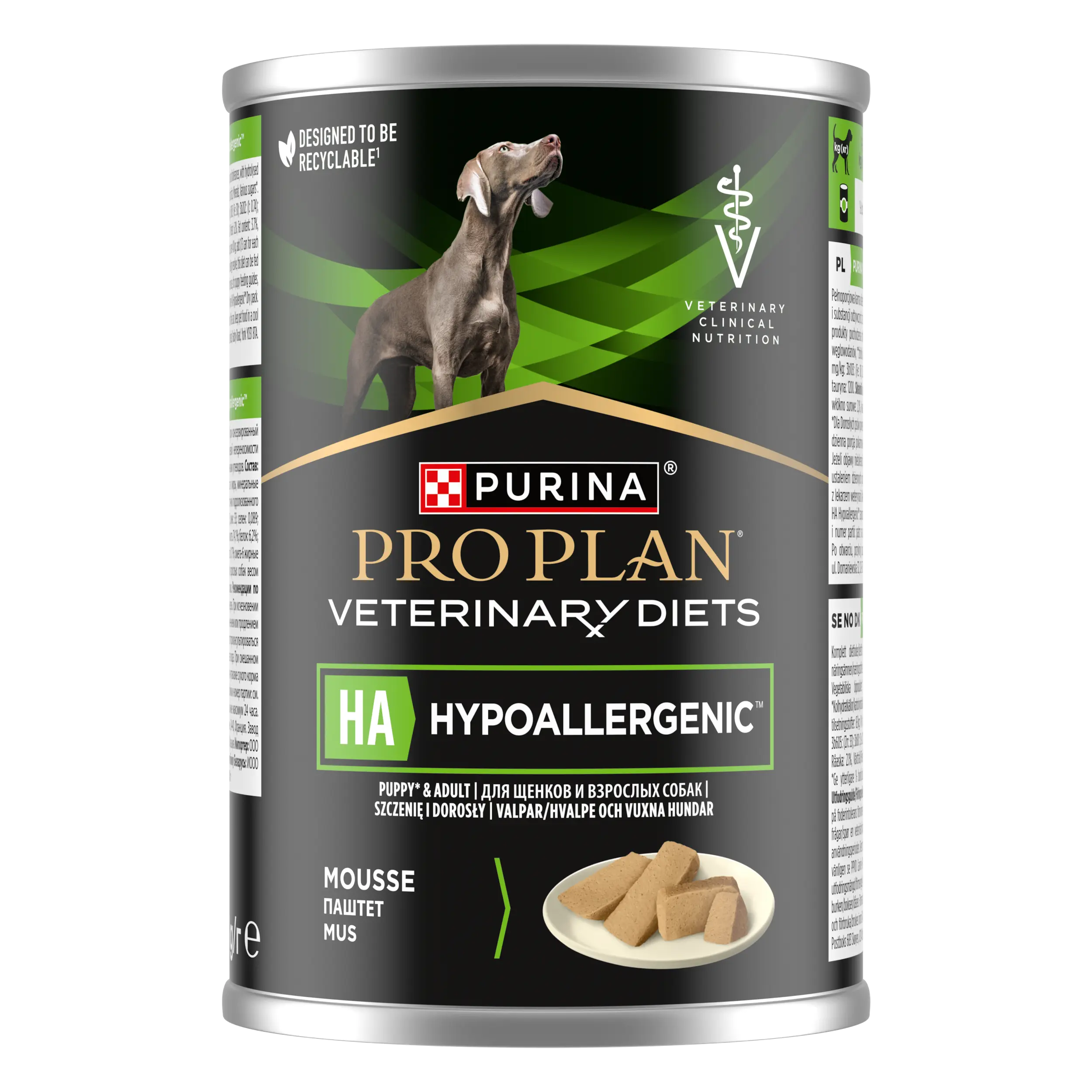 PVD Canine HA allergivennlig mousse 400 g