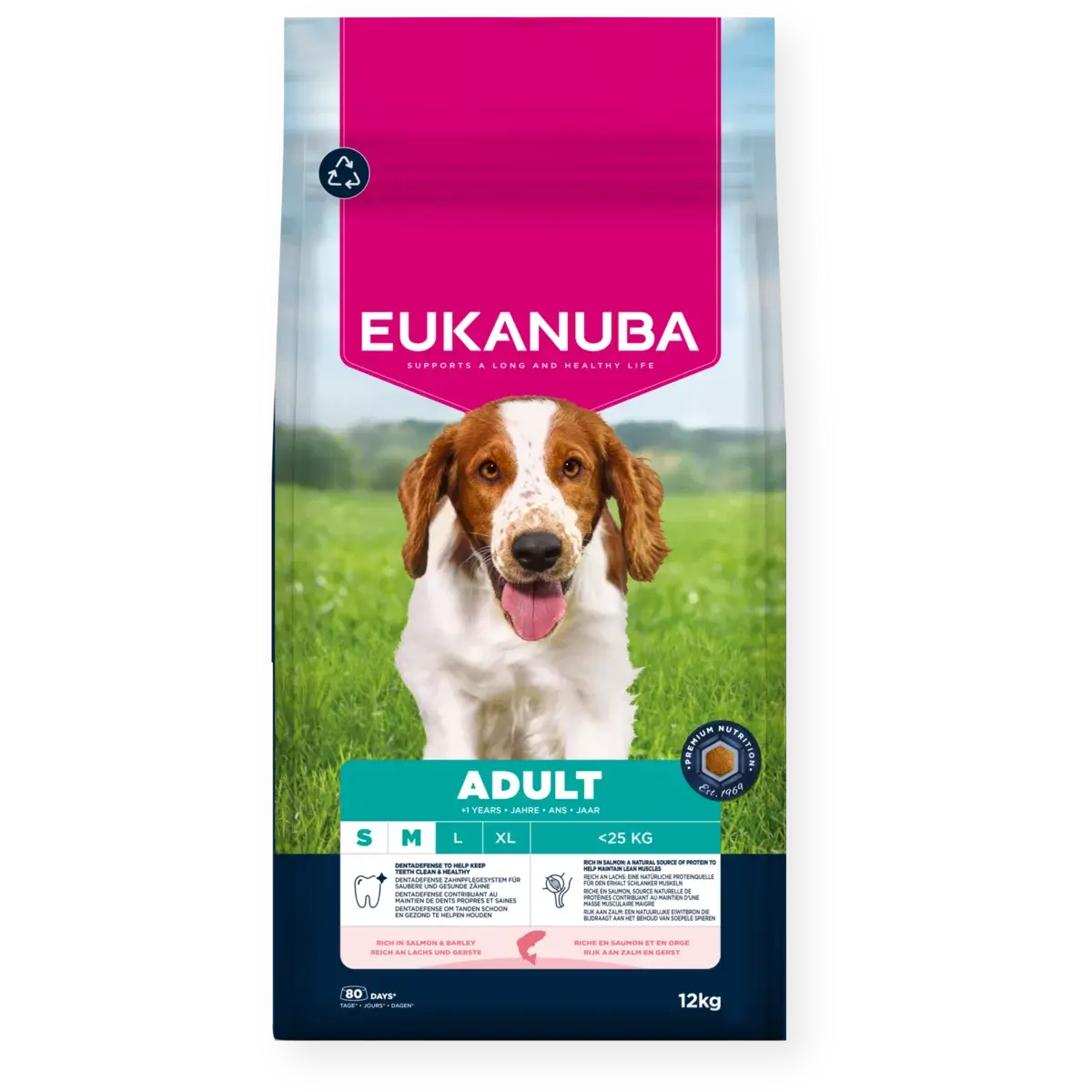 Dog Adult Small/Medium Breed Salmon & Barley 12 kg