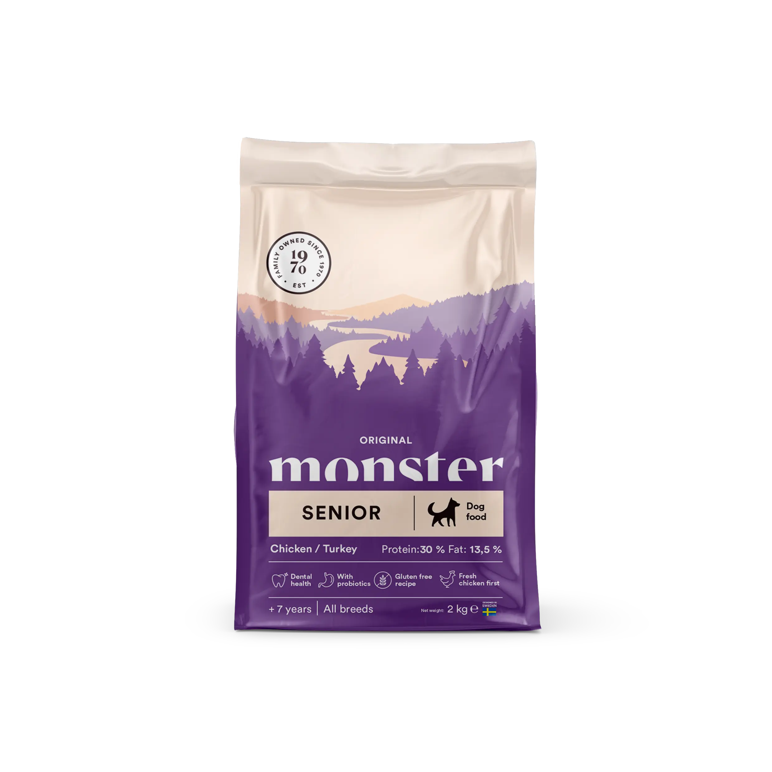 Monster Dog Original Senior Chicken/Turkey 2 kg