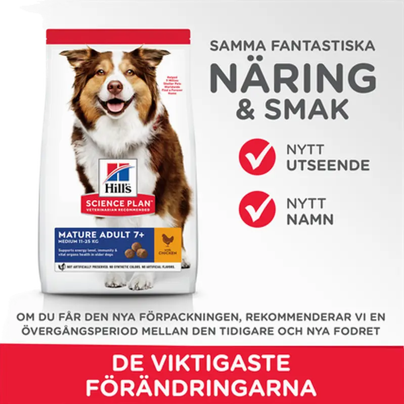 Mature Adult 7+ Medium Chicken - Dry Dog Food