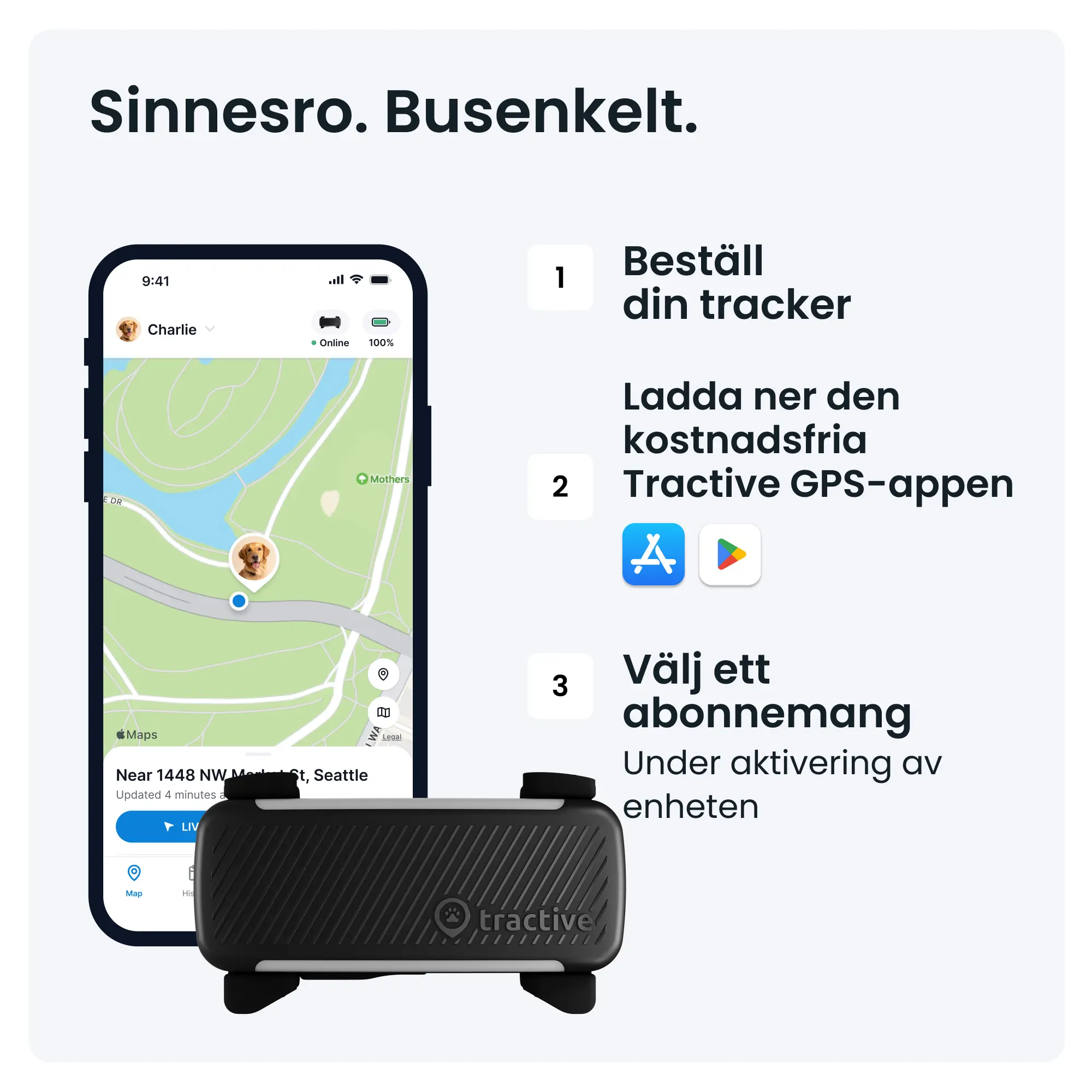 GPS-paikannin koiralle Koira 6 - Musta