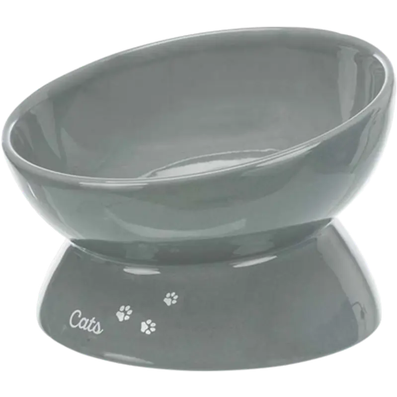 Elevated Ceramic Bowl XXL Gray 350ml/ø17cm