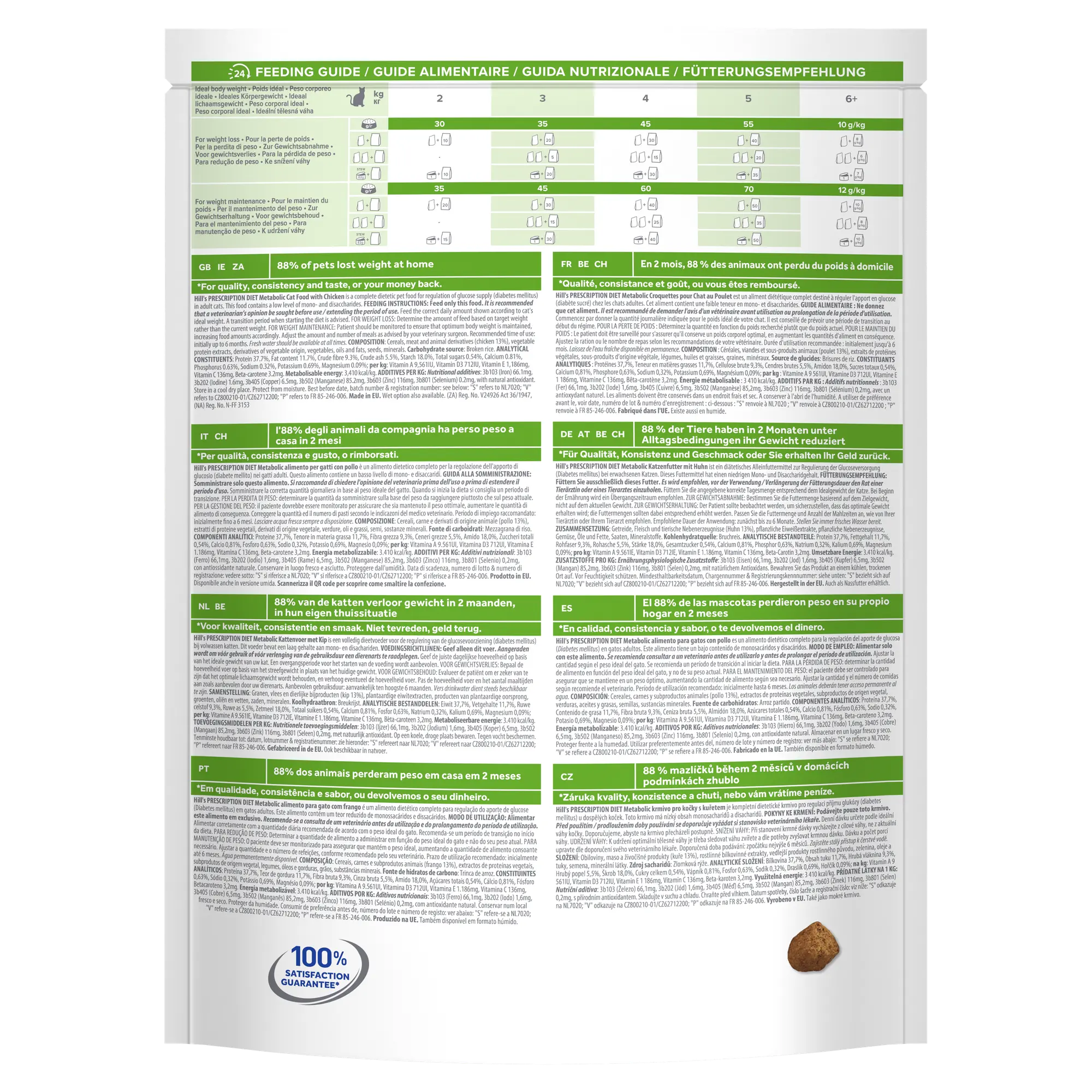 Metabolic Weight Chicken - Dry Cat Food